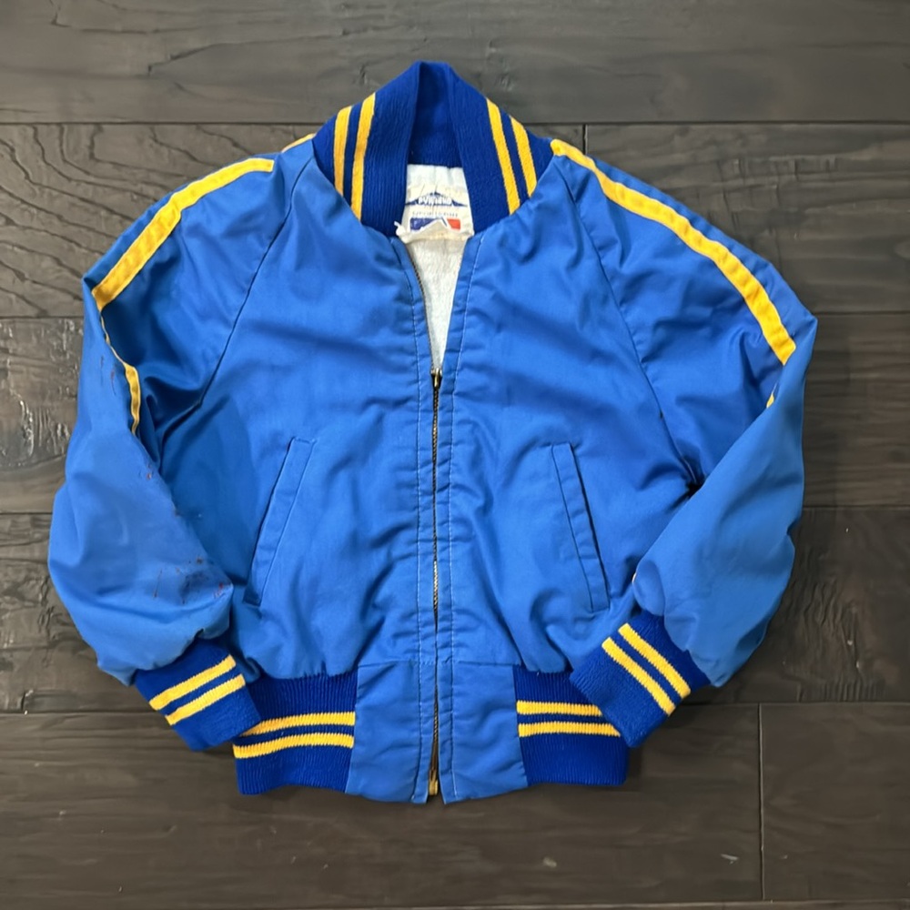 Vintage Pyramid Outerwear Corp MLB Milwaukee Brewers Jacket Youth Size 6 - Picture 2 of 6